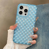 Macaron Color Pearl Beads Phone Case
